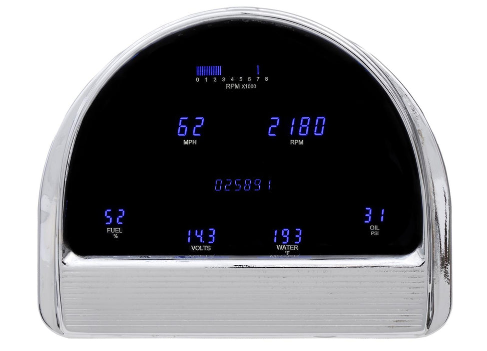 Dakota Digital Dakota Digital VFD3 Direct-Fit Digital Instrument Systems VFD3-52F-Z Autofit