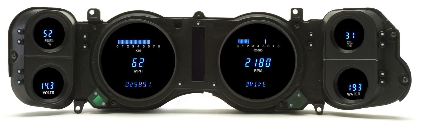 Dakota Digital Dakota Digital VFD3 Direct-Fit Digital Instrument Systems VFD3-70C-CA-N-Z Autofit