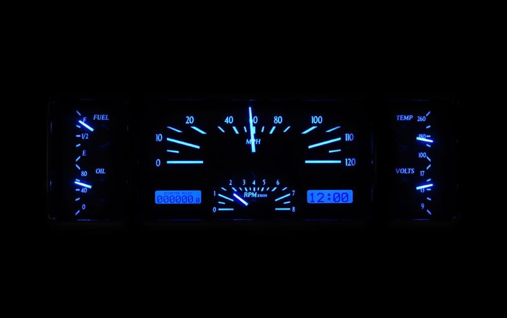 Dakota Digital Dakota Digital VHX Series Direct-Fit Analog Gauge Systems MHX-39C-K-W Autofit