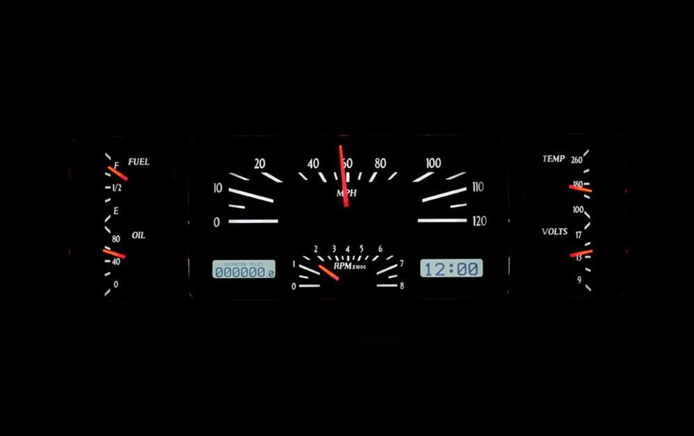 Dakota Digital Dakota Digital VHX Series Direct-Fit Analog Gauge Systems MHX-39C-K-W Autofit