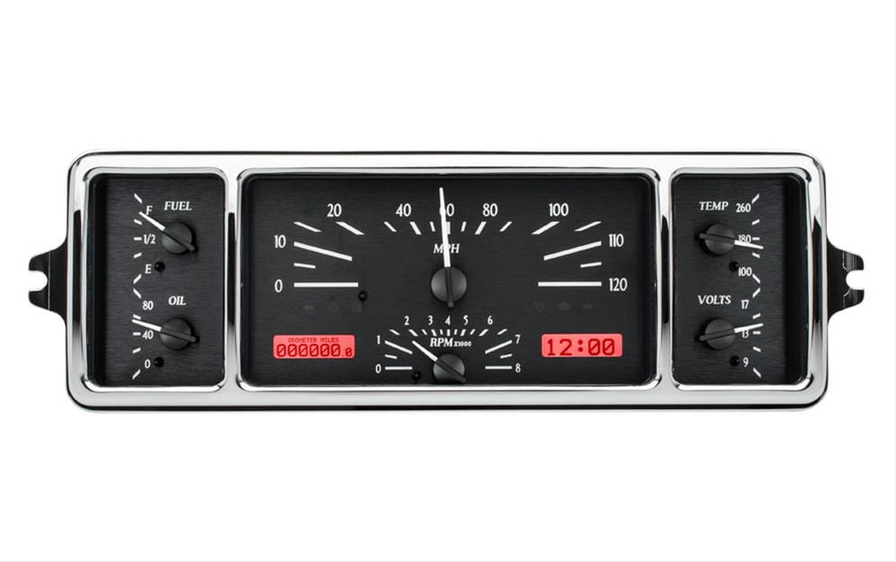 Dakota Digital Dakota Digital VHX Series Direct-Fit Analog Gauge Systems MHX-39C-K-W Autofit