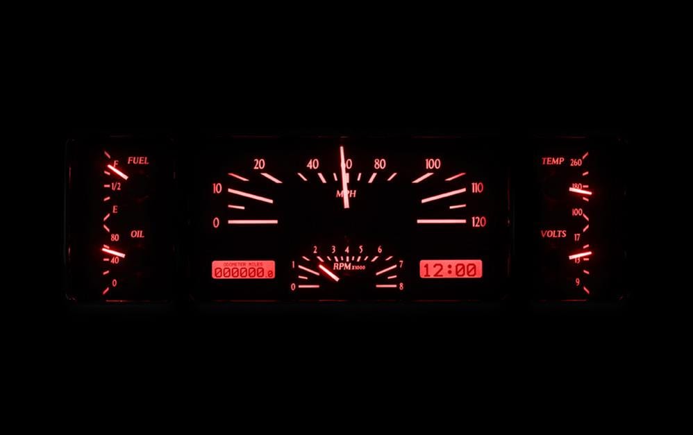 Dakota Digital Dakota Digital VHX Series Direct-Fit Analog Gauge Systems MHX-39C-K-W Autofit