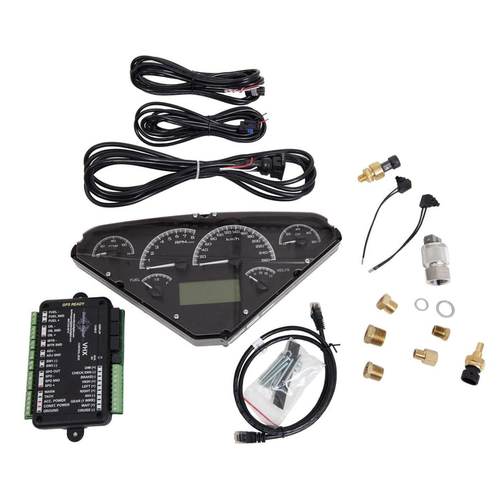 Dakota Digital Dakota Digital VHX Series Direct-Fit Analog Gauge Systems MHX-55C-PU-K-W Autofit