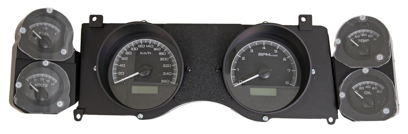 Dakota Digital Dakota Digital VHX Series Direct-Fit Analog Gauge Systems MHX-70C-CAM-K-W Autofit