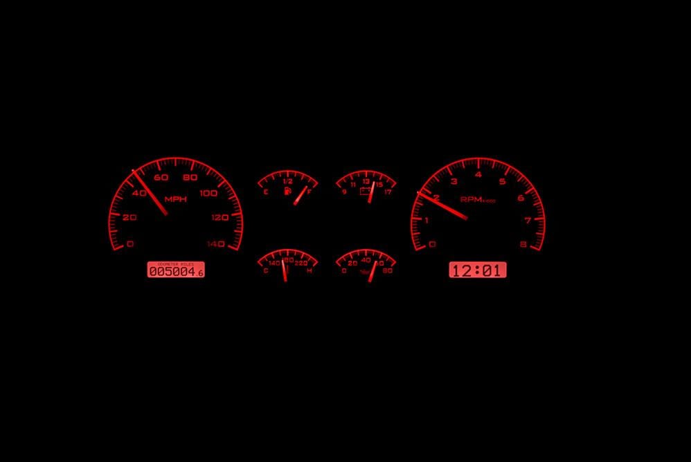 Dakota Digital Dakota Digital VHX Series Direct-Fit Analog Gauge Systems MHX-78C-MAL-S-R Autofit