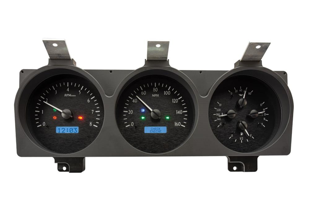 Dakota Digital Dakota Digital VHX Series Direct-Fit Analog Gauge Systems MHX-81D-PU-K-B Autofit