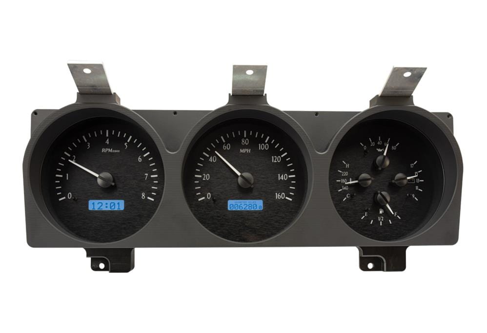 Dakota Digital Dakota Digital VHX Series Direct-Fit Analog Gauge Systems MHX-81D-PU-K-B Autofit