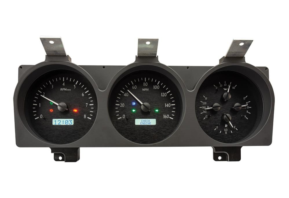 Dakota Digital Dakota Digital VHX Series Direct-Fit Analog Gauge Systems MHX-81D-PU-K-W Autofit
