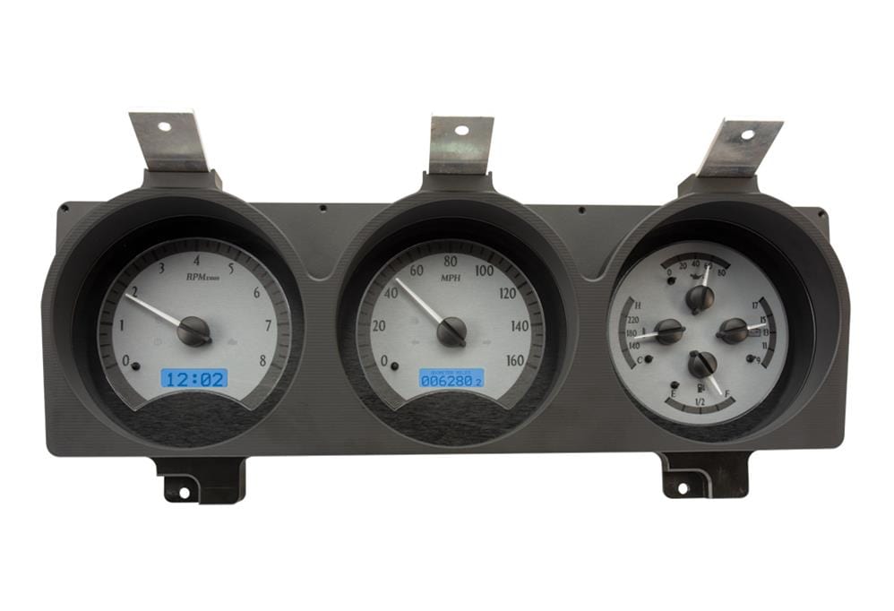 Dakota Digital Dakota Digital VHX Series Direct-Fit Analog Gauge Systems MHX-81D-PU-S-B Autofit