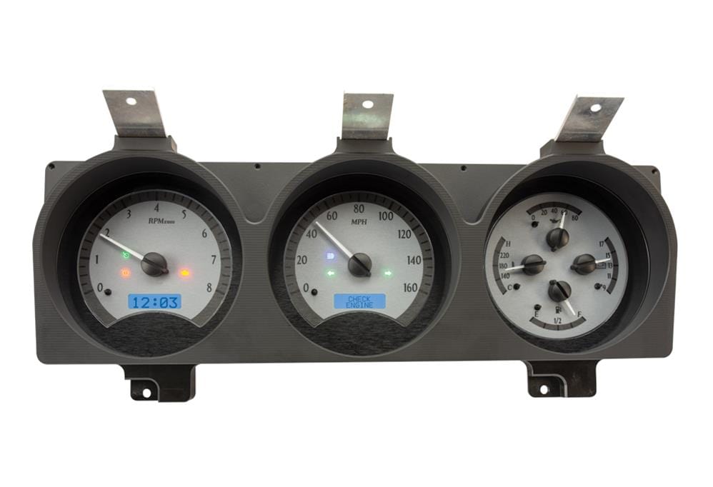Dakota Digital Dakota Digital VHX Series Direct-Fit Analog Gauge Systems MHX-81D-PU-S-B Autofit