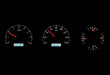 Dakota Digital Dakota Digital VHX Series Direct-Fit Analog Gauge Systems MHX-81D-PU-S-W Autofit