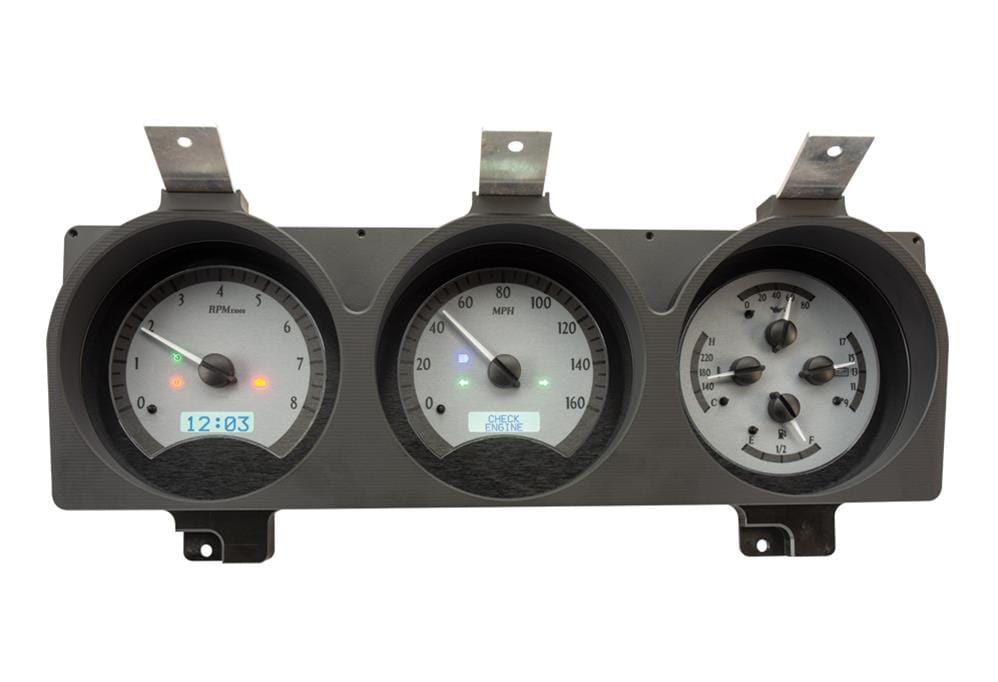 Dakota Digital Dakota Digital VHX Series Direct-Fit Analog Gauge Systems MHX-81D-PU-S-W Autofit