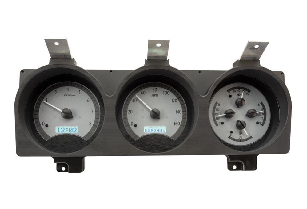 Dakota Digital Dakota Digital VHX Series Direct-Fit Analog Gauge Systems MHX-81D-PU-S-W Autofit