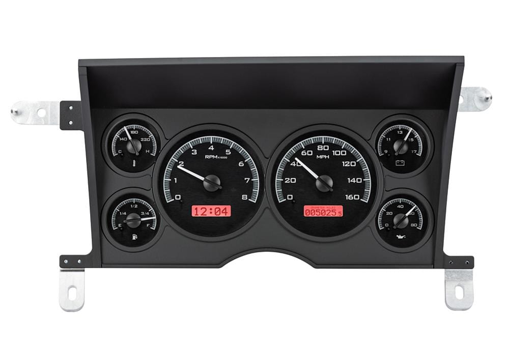 Dakota Digital Dakota Digital VHX Series Direct-Fit Analog Gauge Systems MHX-86C-S10-K-R Autofit