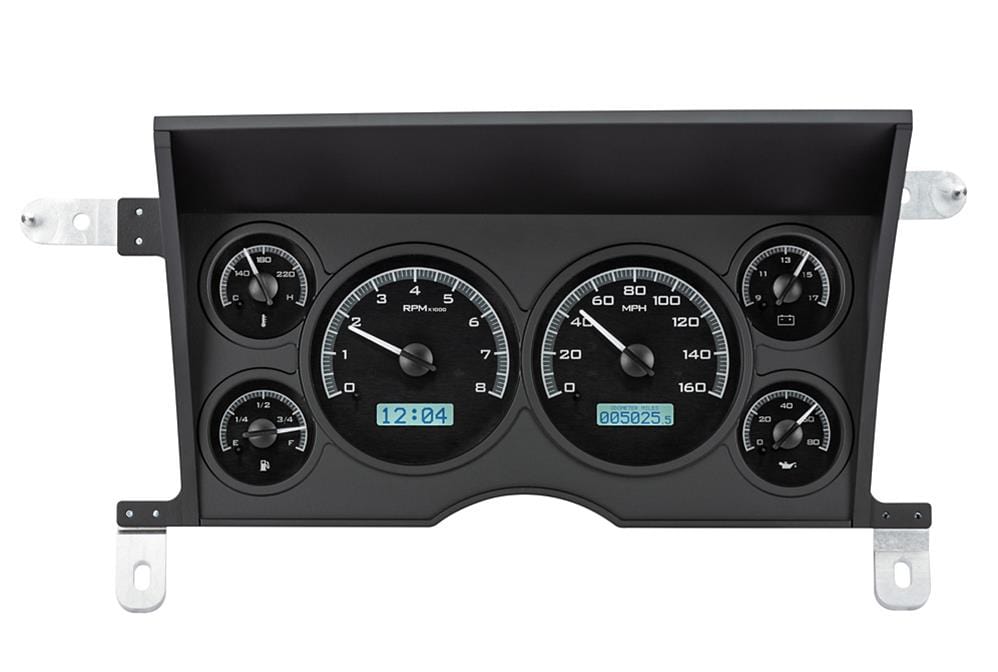 Dakota Digital Dakota Digital VHX Series Direct-Fit Analog Gauge Systems MHX-86C-S10-K-W Autofit