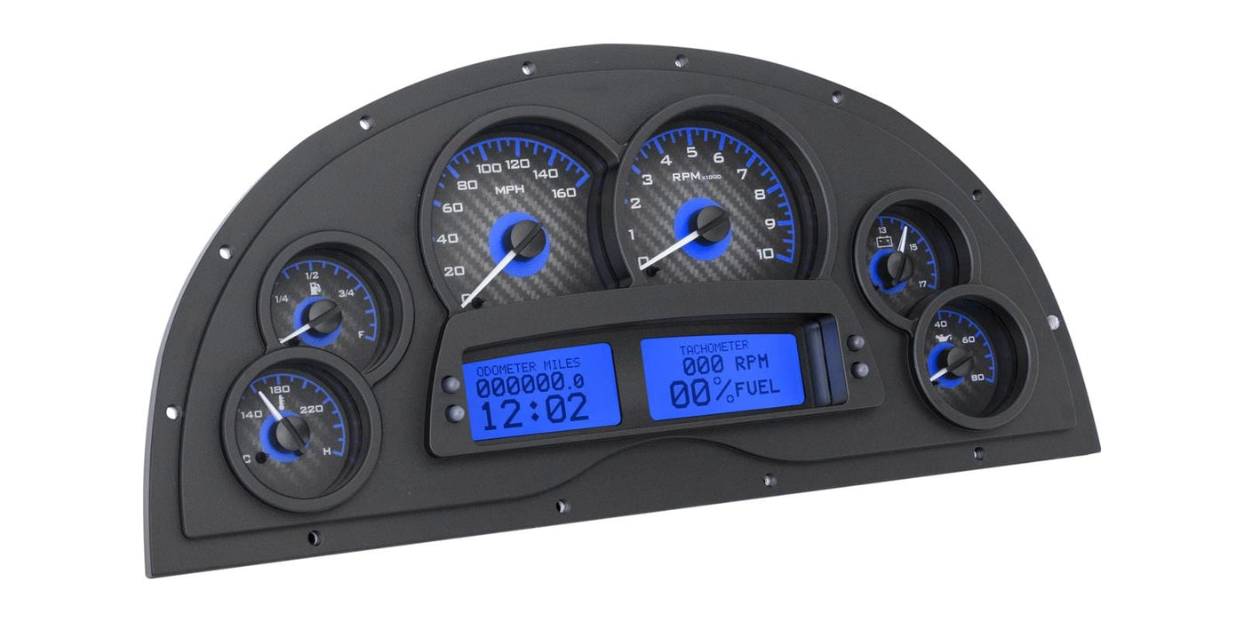 Dakota Digital Dakota Digital VHX Series Direct-Fit Analog Gauge Systems VHX-1200-C-B Autofit