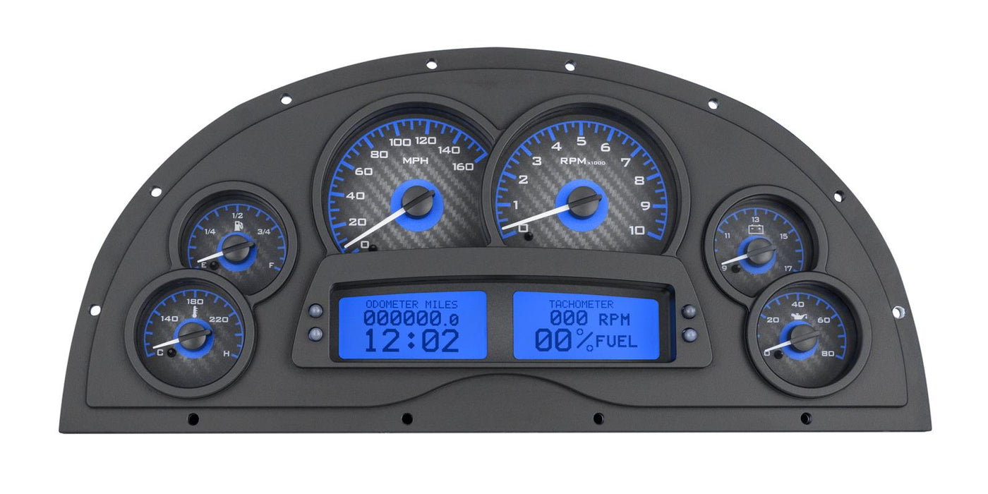 Dakota Digital Dakota Digital VHX Series Direct-Fit Analog Gauge Systems VHX-1200-C-B Autofit