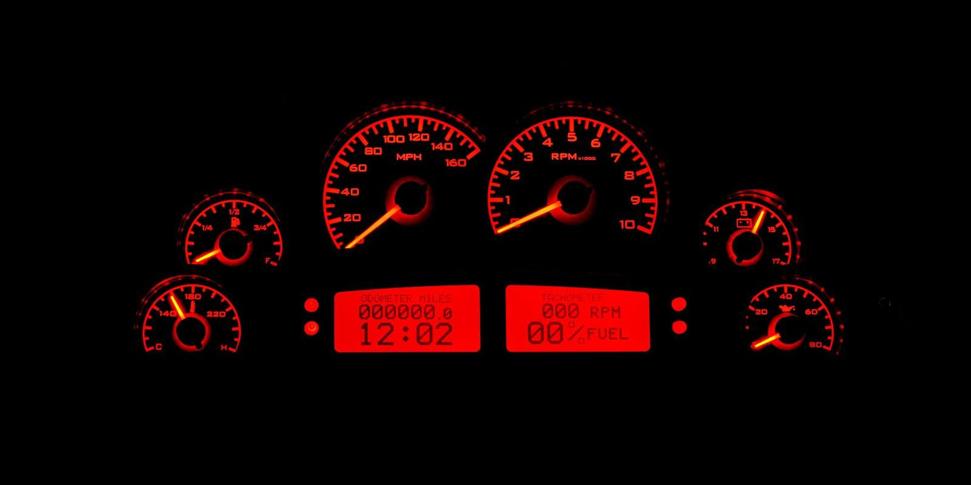 Dakota Digital Dakota Digital VHX Series Direct-Fit Analog Gauge Systems VHX-1200-C-R Autofit