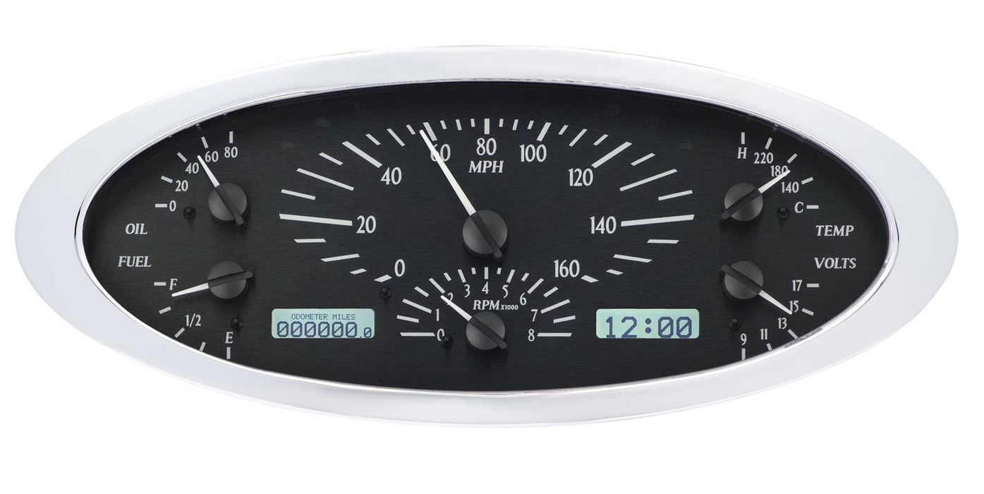 Dakota Digital Dakota Digital VHX Series Direct-Fit Analog Gauge Systems VHX-32F-K-B Autofit