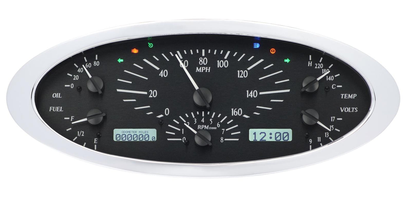 Dakota Digital Dakota Digital VHX Series Direct-Fit Analog Gauge Systems VHX-32F-K-W Autofit