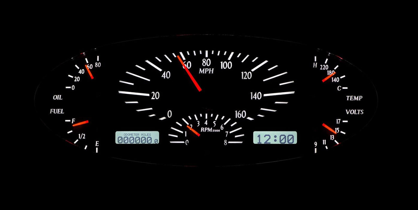 Dakota Digital Dakota Digital VHX Series Direct-Fit Analog Gauge Systems VHX-32F-K-W Autofit
