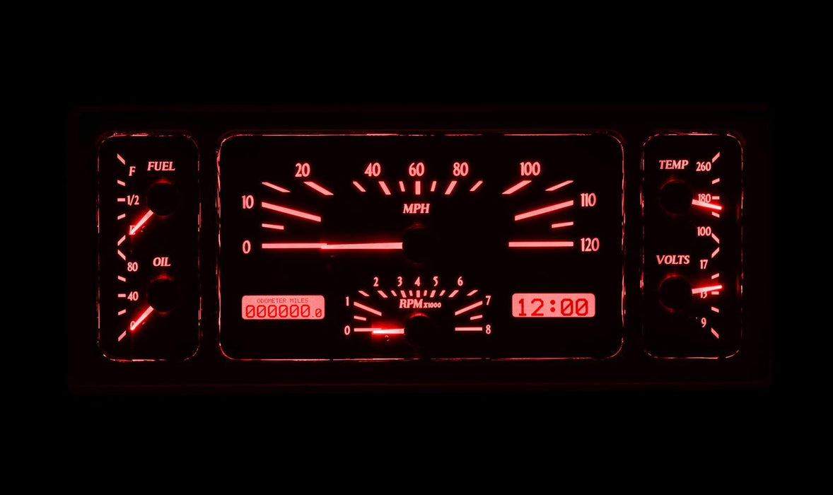 Dakota Digital Dakota Digital VHX Series Direct-Fit Analog Gauge Systems VHX-35F-K-R Autofit