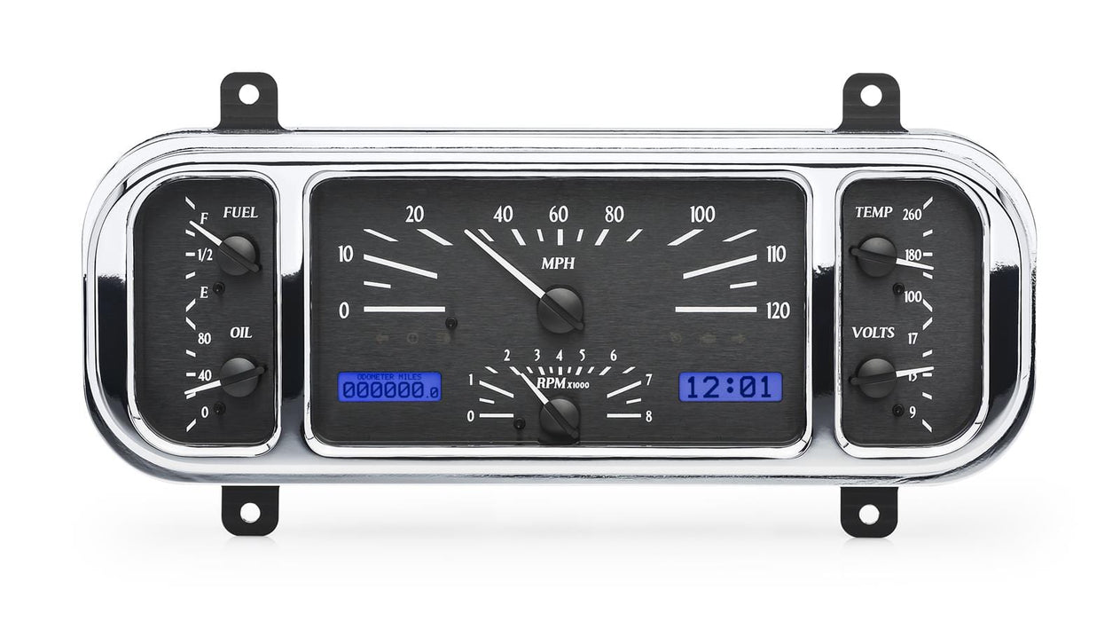 Dakota Digital Dakota Digital VHX Series Direct-Fit Analog Gauge Systems VHX-37C-K-B Autofit