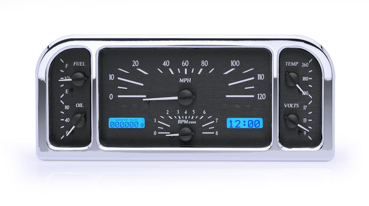 Dakota Digital Dakota Digital VHX Series Direct-Fit Analog Gauge Systems VHX-37F-K-B Autofit