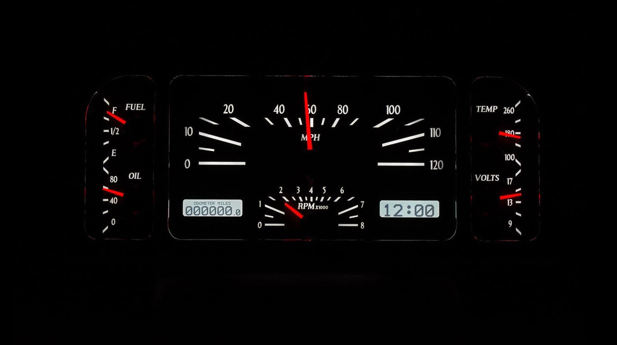 Dakota Digital Dakota Digital VHX Series Direct-Fit Analog Gauge Systems VHX-37F-K-W Autofit