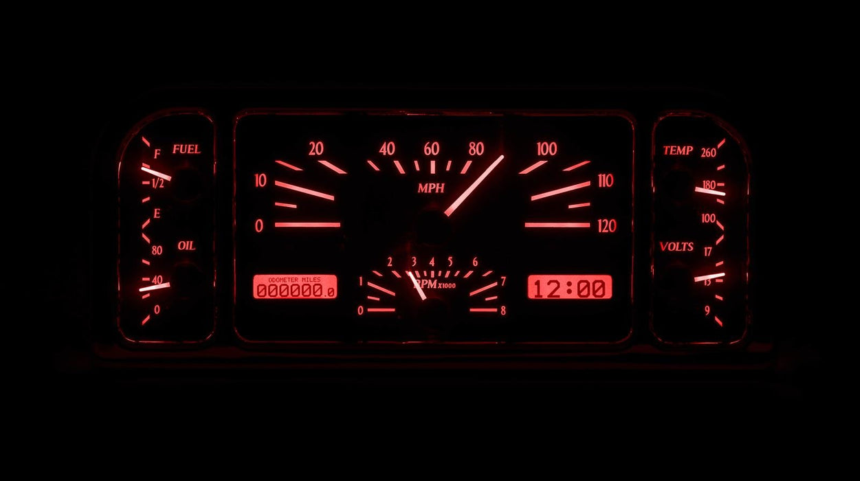 Dakota Digital Dakota Digital VHX Series Direct-Fit Analog Gauge Systems VHX-37F-S-R Autofit