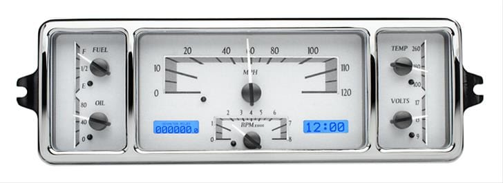 Dakota Digital Dakota Digital VHX Series Direct-Fit Analog Gauge Systems VHX-39C-S-B Autofit