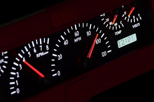 Dakota Digital Dakota Digital VHX Series Direct-Fit Analog Gauge Systems VHX-40C-S-B Autofit