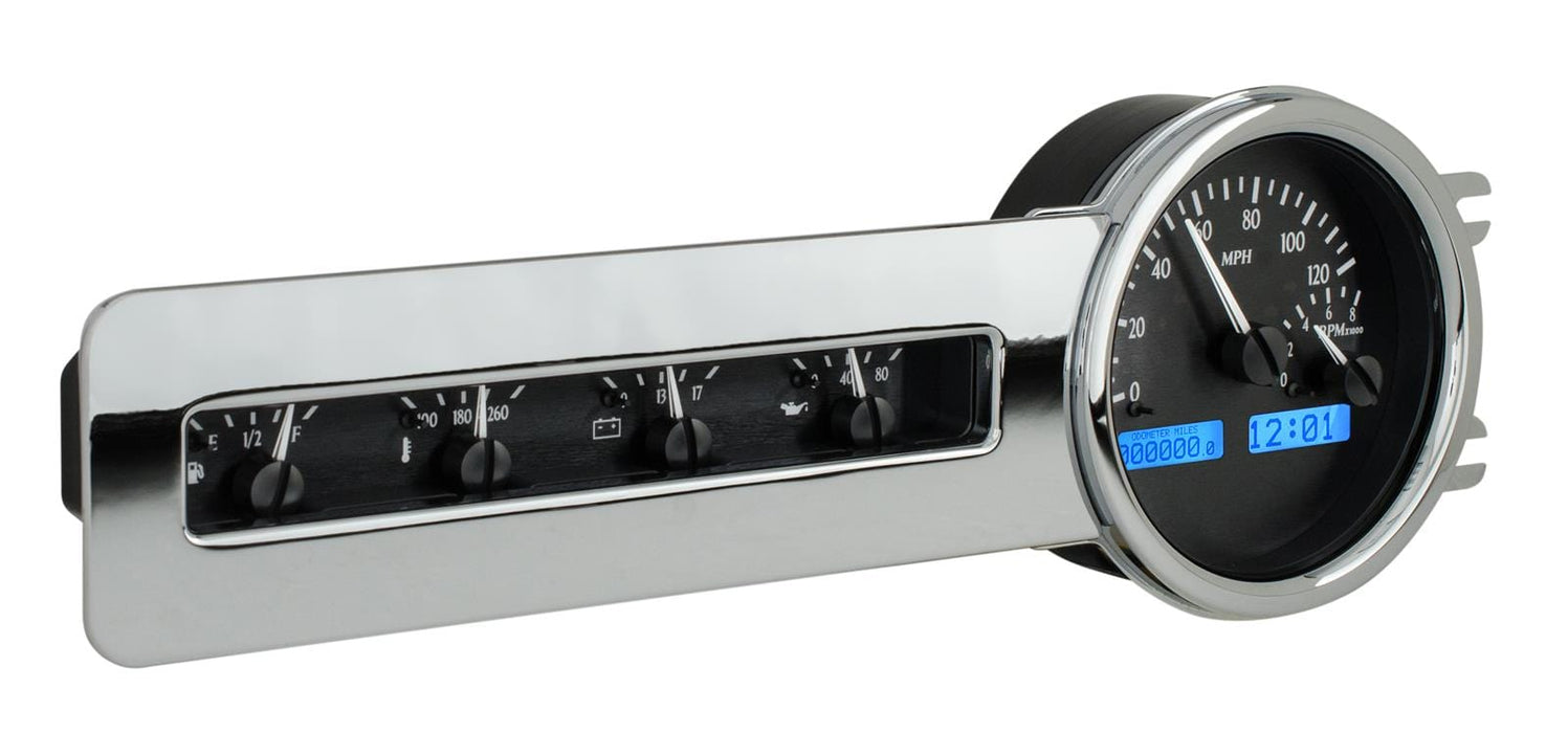 Dakota Digital Dakota Digital VHX Series Direct-Fit Analog Gauge Systems VHX-41C-K-B Autofit