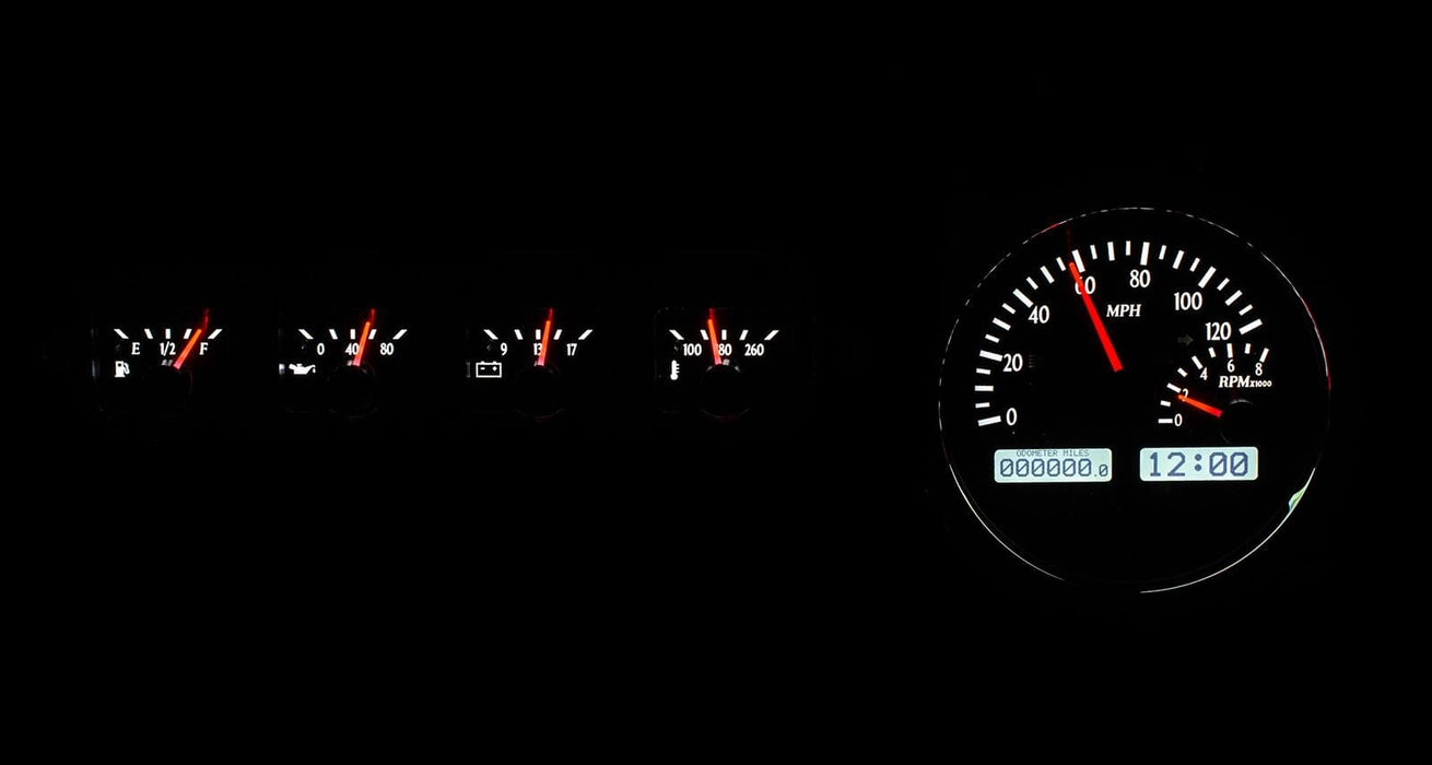 Dakota Digital Dakota Digital VHX Series Direct-Fit Analog Gauge Systems VHX-42F-K-W Autofit