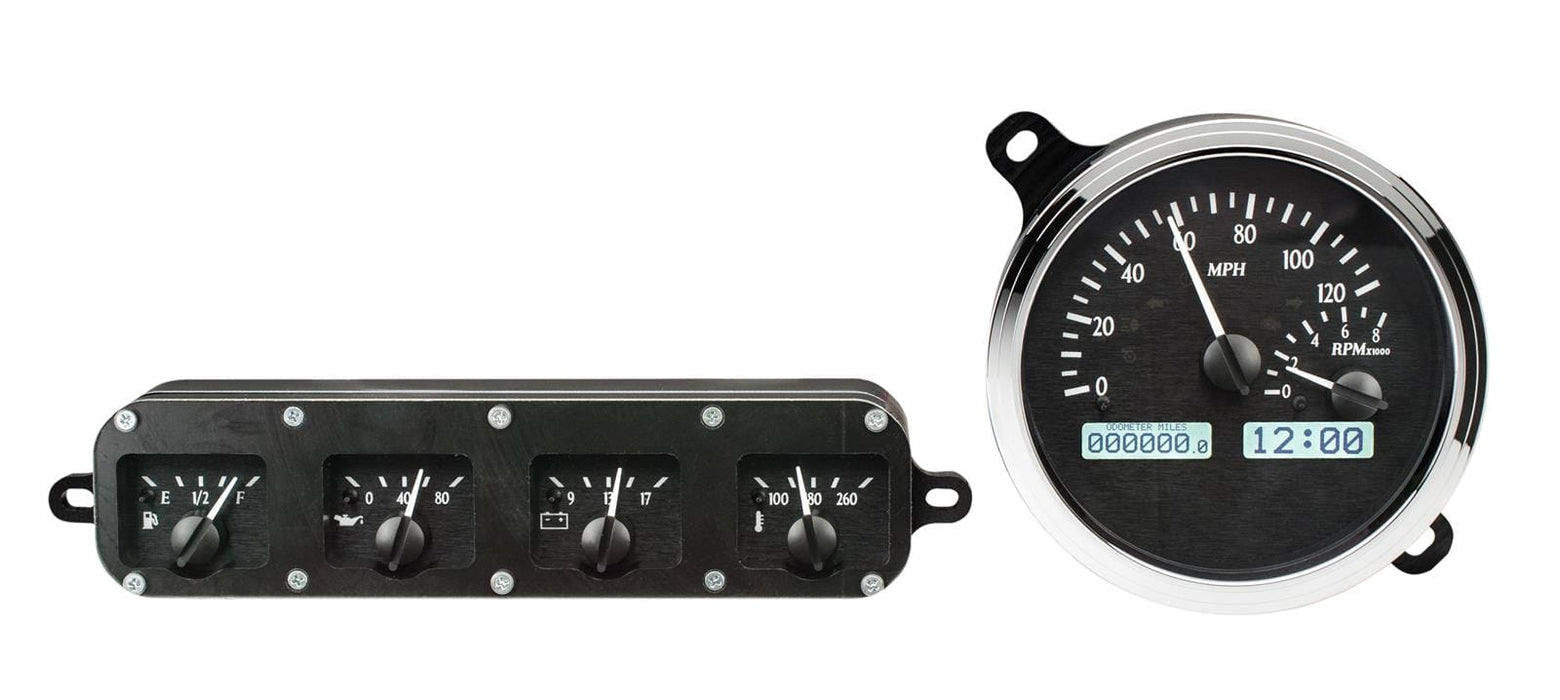 Dakota Digital Dakota Digital VHX Series Direct-Fit Analog Gauge Systems VHX-42F-K-W Autofit