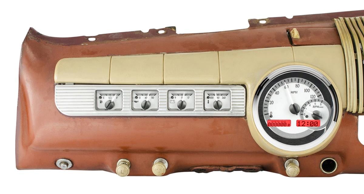 Dakota Digital Dakota Digital VHX Series Direct-Fit Analog Gauge Systems VHX-42F-S-R Autofit