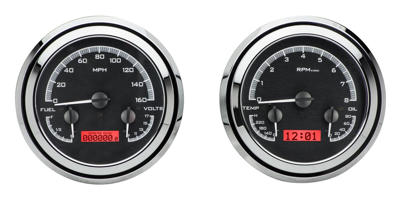 Dakota Digital Dakota Digital VHX Series Direct-Fit Analog Gauge Systems VHX-47C-PU-K-R Autofit