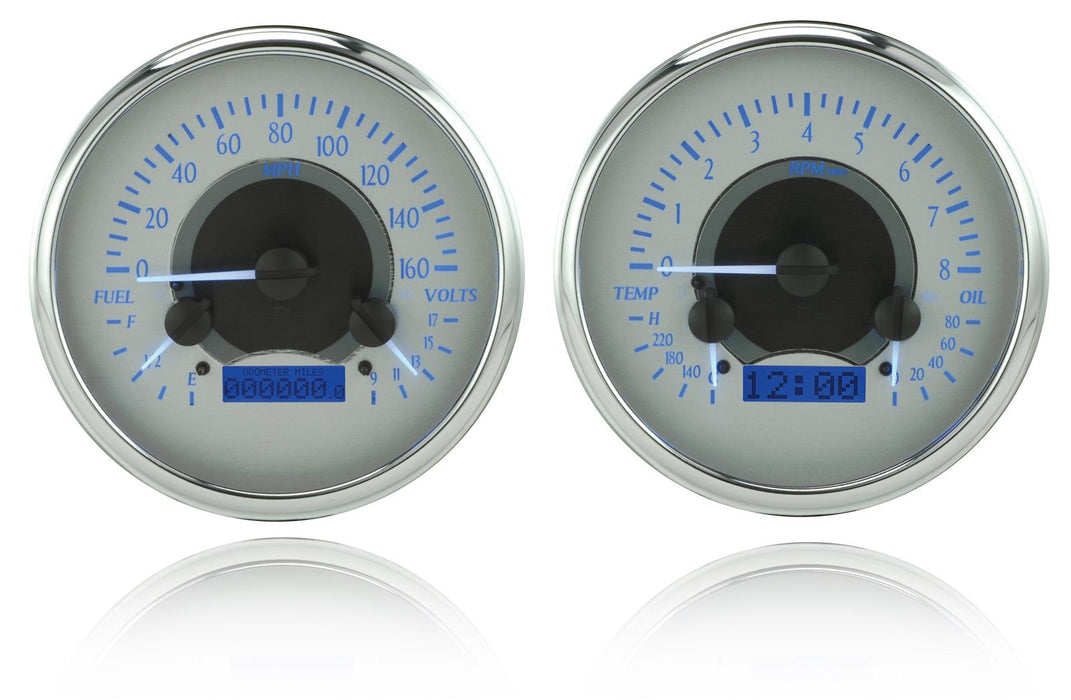 Dakota Digital Dakota Digital VHX Series Direct-Fit Analog Gauge Systems VHX-47C-PU-S-B Autofit