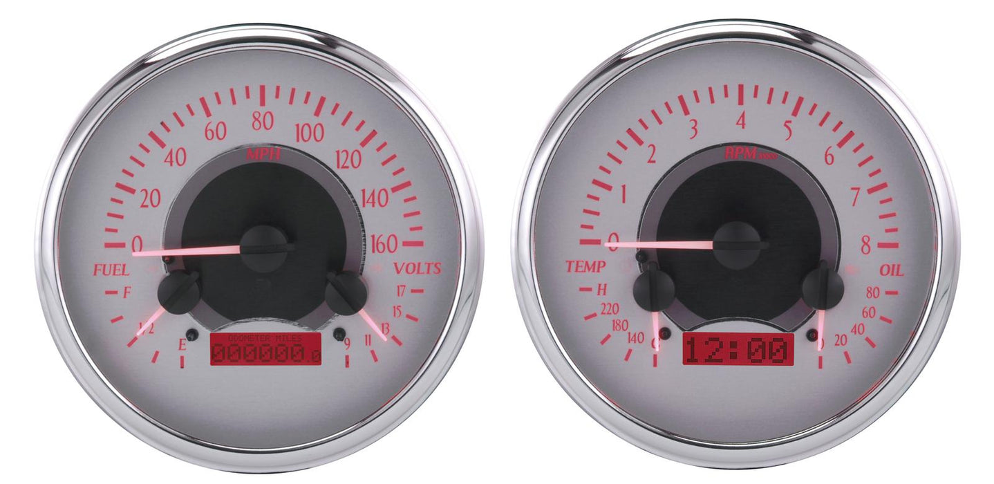 Dakota Digital Dakota Digital VHX Series Direct-Fit Analog Gauge Systems VHX-47C-PU-S-R Autofit