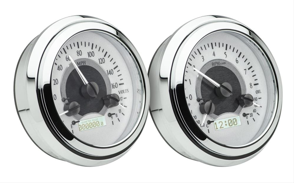 Dakota Digital Dakota Digital VHX Series Direct-Fit Analog Gauge Systems VHX-47C-PU-S-W Autofit