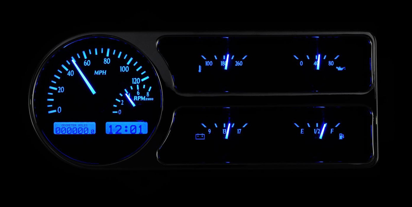 Dakota Digital Dakota Digital VHX Series Direct-Fit Analog Gauge Systems VHX-48F-PU-K-B Autofit