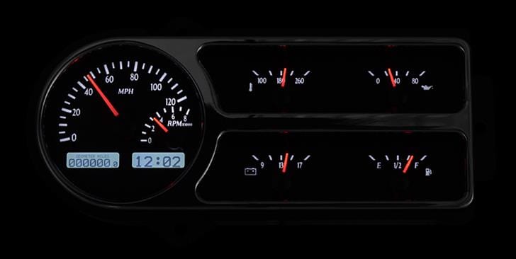 Dakota Digital Dakota Digital VHX Series Direct-Fit Analog Gauge Systems VHX-48F-PU-S-R Autofit