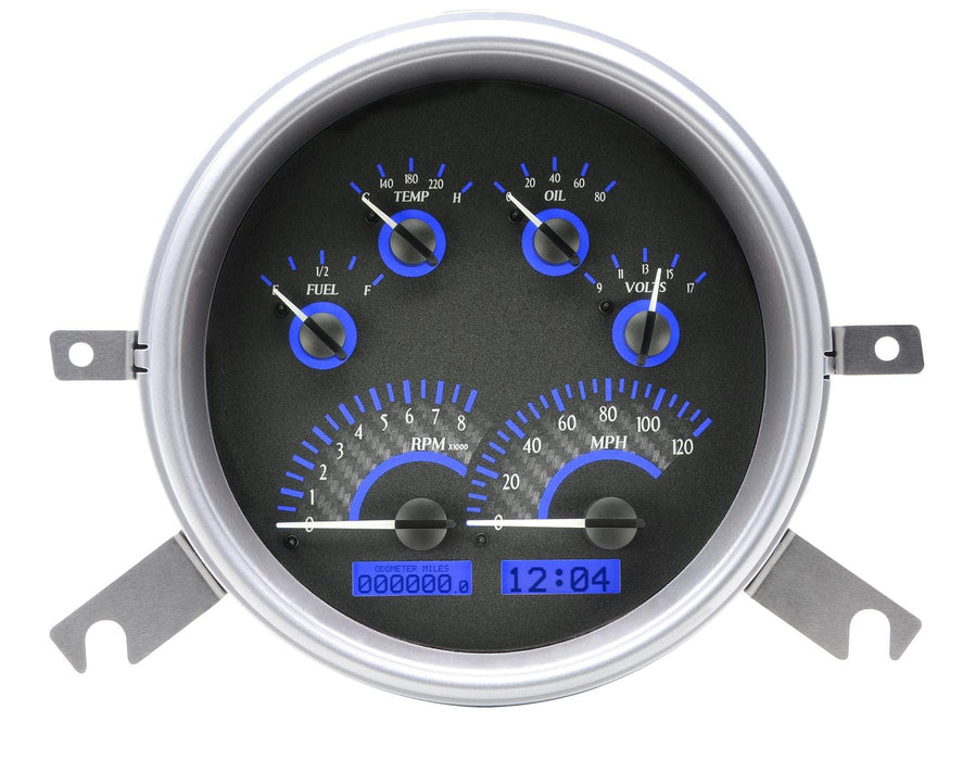Dakota Digital Dakota Digital VHX Series Direct-Fit Analog Gauge Systems VHX-49C-C-B Autofit