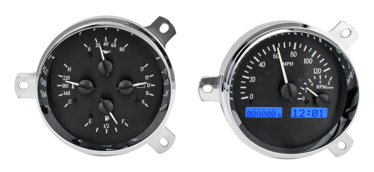 Dakota Digital Dakota Digital VHX Series Direct-Fit Analog Gauge Systems VHX-51C-K-B Autofit