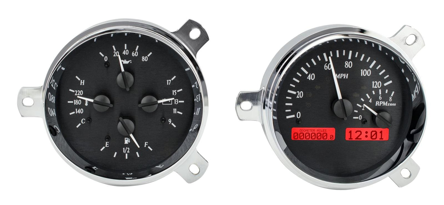 Dakota Digital Dakota Digital VHX Series Direct-Fit Analog Gauge Systems VHX-51C-K-R Autofit