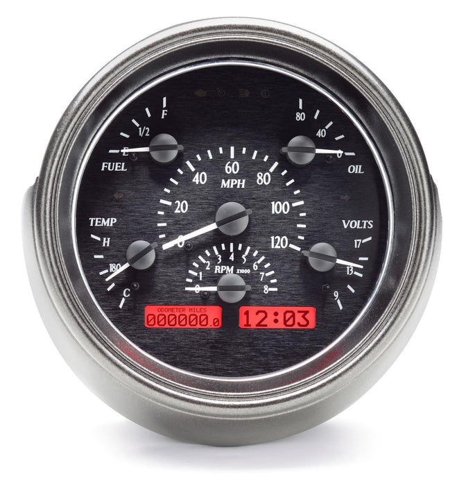 Dakota Digital Dakota Digital VHX Series Direct-Fit Analog Gauge Systems VHX-51F-K-R Autofit