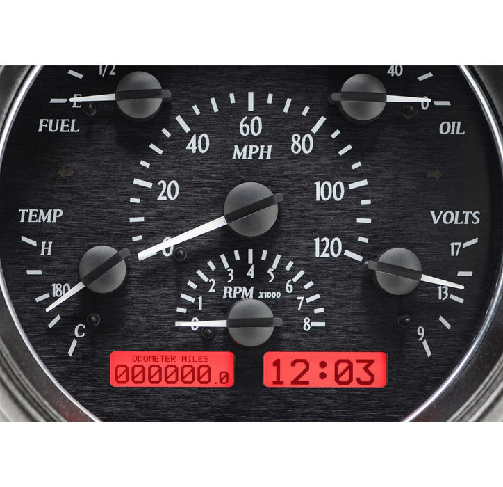 Dakota Digital Dakota Digital VHX Series Direct-Fit Analog Gauge Systems VHX-51F-K-R Autofit