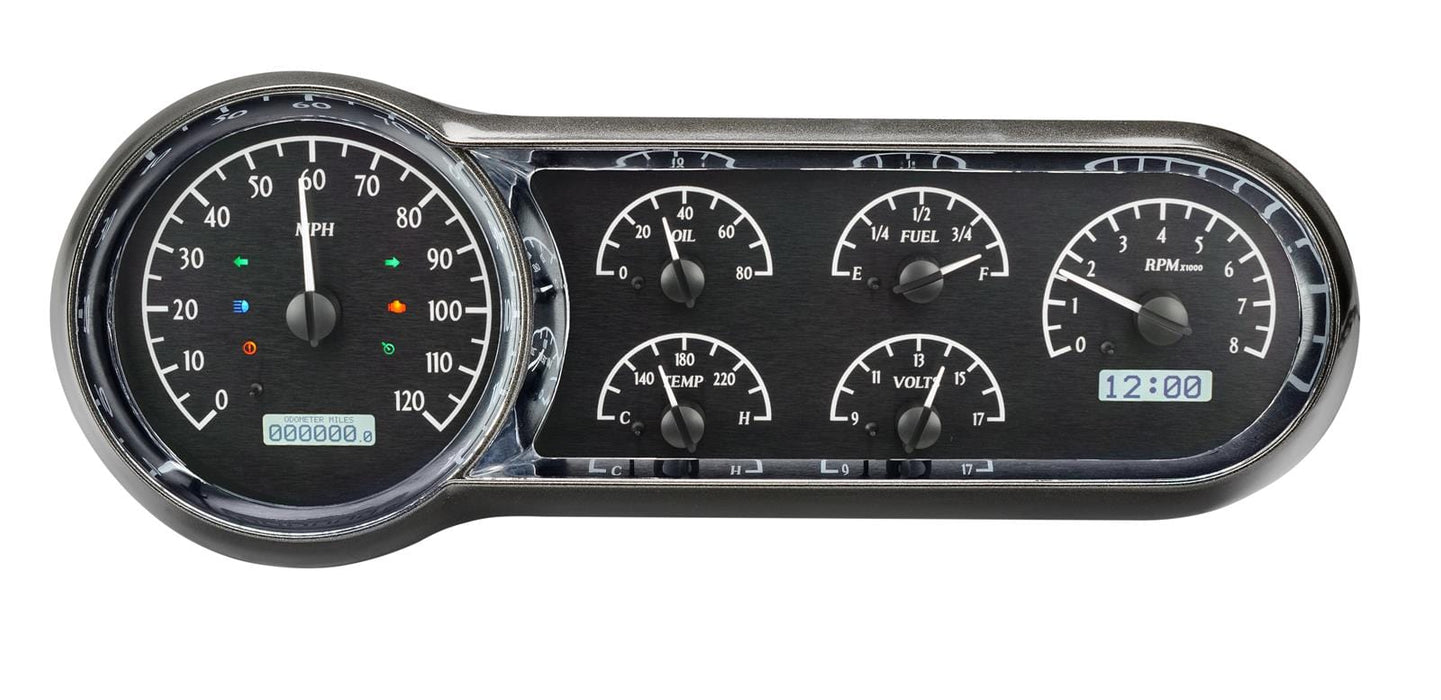 Dakota Digital Dakota Digital VHX Series Direct-Fit Analog Gauge Systems VHX-53C-K-B Autofit