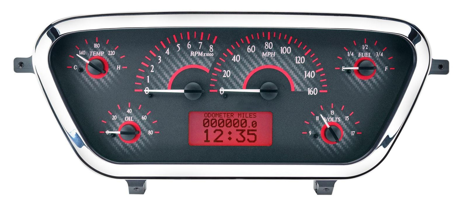 Dakota Digital Dakota Digital VHX Series Direct-Fit Analog Gauge Systems VHX-53F-PU-C-R Autofit