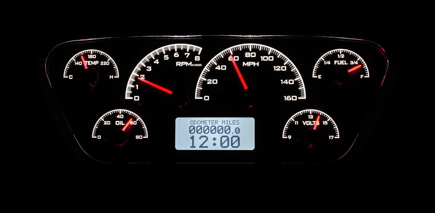 Dakota Digital Dakota Digital VHX Series Direct-Fit Analog Gauge Systems VHX-53F-PU-K-R Autofit